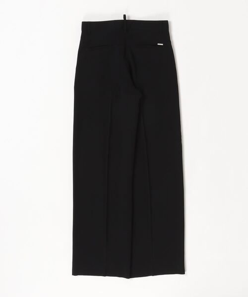 DSQUARED2(ディースクエアード)の「RELAXED WIDE PANT /0251(スラックス・レディース・ブラック・38/36)」の2枚目の写真