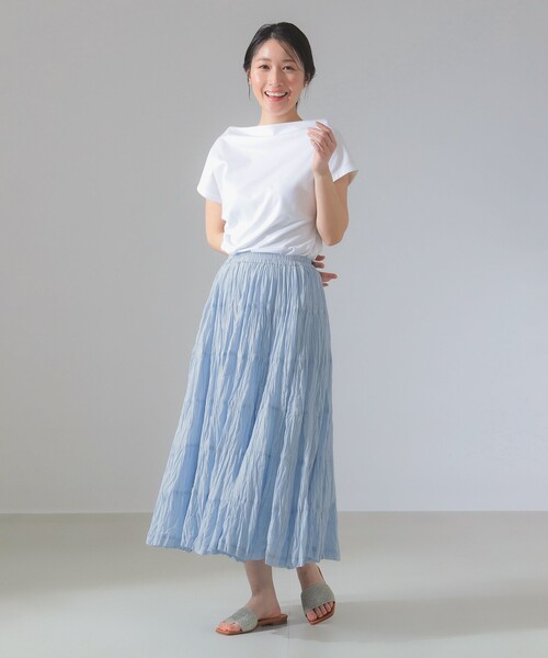 別注】MARIHA / 草原の虹 ソリッド スカート［手洗い可