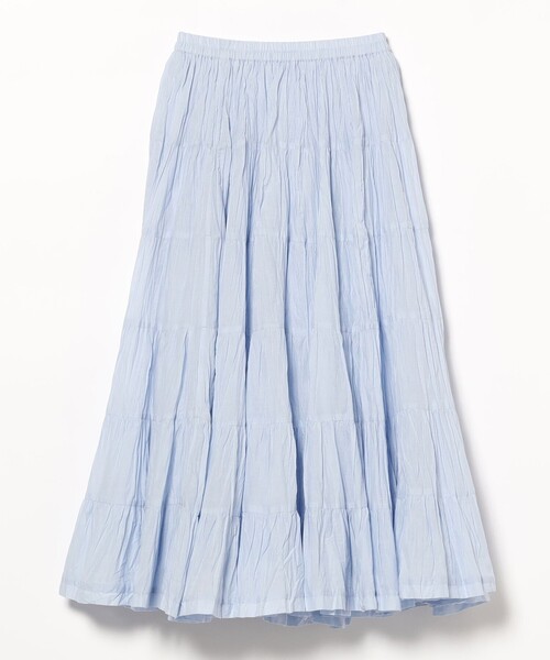 MARIHA（マリハ）の「【別注】MARIHA / 草原の虹 ソリッド スカート［手洗い可］（スカート・レディース・サックスブルー・36S/38）」の14枚目の写真
