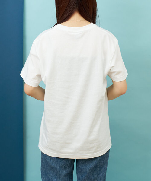 BIRTHDAY BAR(バースデイバー)の「umao×BIRTHDAY BAR ホイルプリントTシャツ(Tシャツ/カットソー・レディース・ブラック/グレー/ホワイト・0)」の12枚目の写真