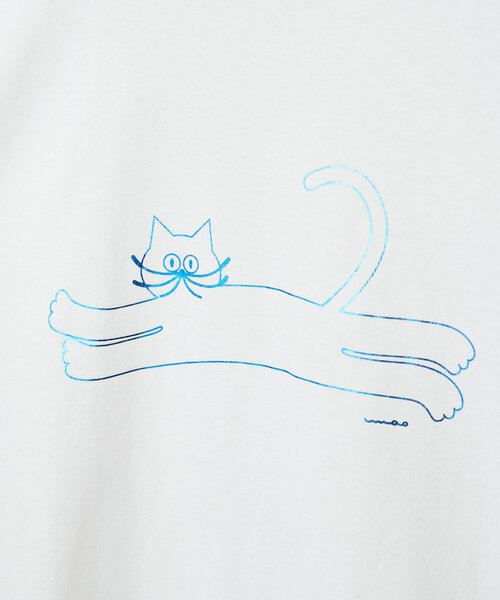 BIRTHDAY BAR(バースデイバー)の「umao×BIRTHDAY BAR ホイルプリントTシャツ(Tシャツ/カットソー・レディース・ブラック/グレー/ホワイト・0)」の19枚目の写真