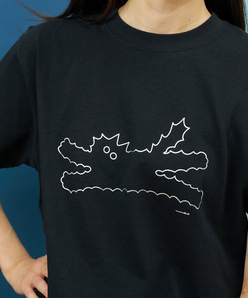 BIRTHDAY BAR(バースデイバー)の「umao×BIRTHDAY BAR ホイルプリントTシャツ(Tシャツ/カットソー・レディース・ブラック/グレー/ホワイト・0)」の21枚目の写真