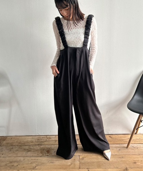 Kotoe（コトエ）の「クルーネック レースカットソー 長袖（Tシャツ/カットソー・レディース・ホワイト/ブラック・FREE）」の19枚目の写真