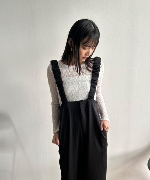 Kotoe（コトエ）の「クルーネック レースカットソー 長袖（Tシャツ/カットソー・レディース・ホワイト/ブラック・FREE）」の14枚目の写真