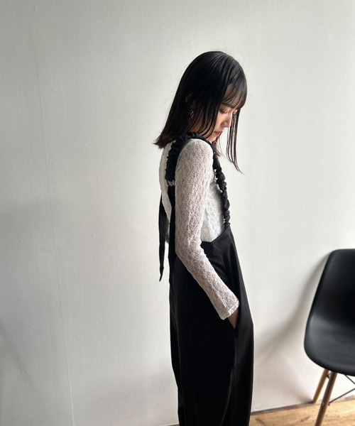 Kotoe（コトエ）の「クルーネック レースカットソー 長袖（Tシャツ/カットソー・レディース・ホワイト/ブラック・FREE）」の17枚目の写真