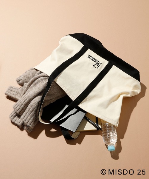 LEPSIM（レプシィム）の「【Mister Donut×LEPSIM】トートバッグ　286036（トートバッグ・レディース・ブラック系その他/ホワイト×ブラック・ONE SIZE）」の3枚目の写真