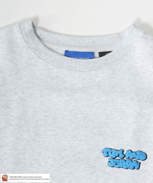 Tom＆Jerry（トムアンドジェリー）の「Tom and Jerry/トム＆ジェリー オーバーサイズ 裏起毛 キャラクターバックプリント クルーネックスウェット レディース メンズ トレーナー（スウェット・レディース・アッシュグレー/ブラック系その他/ブラック/グレー系その他・LL/L/M）」の22枚目の写真