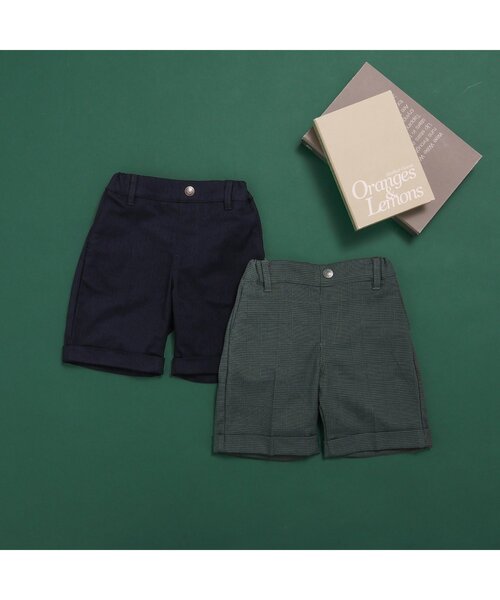 BREEZE(ブリーズ)の「【セットアップ可】フォーマルハーフパンツ(スーツパンツ・キッズ・グレー/ネイビー・120/110/100/90/130)」の17枚目の写真