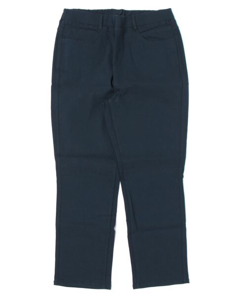 BELLUNA PLUS(ベルーナ)の「裏起毛ツイル素材ストレッチパンツ65丈(その他パンツ・レディース・ブラック/ライトグレー/ブラウン/ネイビー・SMALL/MEDIUM/LARGE/X-LARGE)」の4枚目の写真
