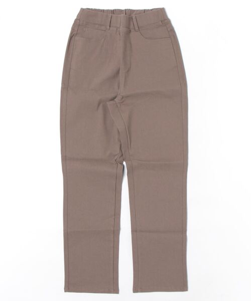 BELLUNA PLUS(ベルーナ)の「裏起毛ツイル素材ストレッチパンツ65丈(その他パンツ・レディース・ブラック/ライトグレー/ブラウン/ネイビー・SMALL/MEDIUM/LARGE/X-LARGE)」の3枚目の写真