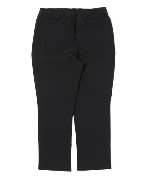 BELLUNA PLUS(ベルーナ)の「裏起毛ツイル素材ストレッチパンツ65丈(その他パンツ・レディース・ブラック/ライトグレー/ブラウン/ネイビー・SMALL/MEDIUM/LARGE/X-LARGE)」の5枚目の写真