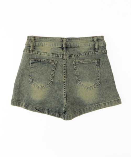dispark（ディスパーク）の「DISPARK/スタッズデニムショートパンツ（デニムパンツ・レディース・ブルー系1・FREE）」の9枚目の写真