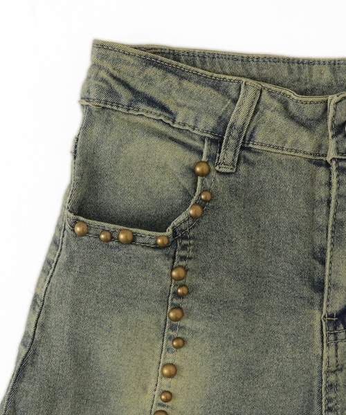 dispark（ディスパーク）の「DISPARK/スタッズデニムショートパンツ（デニムパンツ・レディース・ブルー系1・FREE）」の11枚目の写真