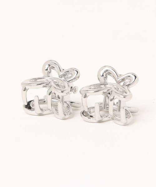 flower(フラワー)の「ミニパピヨンクリップ(2pc)(バレッタ/ヘアクリップ・レディース・ゴールド/シルバー・FREE)」の18枚目の写真