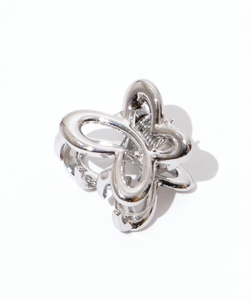 flower(フラワー)の「ミニパピヨンクリップ(2pc)(バレッタ/ヘアクリップ・レディース・ゴールド/シルバー・FREE)」の11枚目の写真