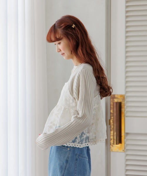 flower(フラワー)の「ミニパピヨンクリップ(2pc)(バレッタ/ヘアクリップ・レディース・ゴールド/シルバー・FREE)」の6枚目の写真