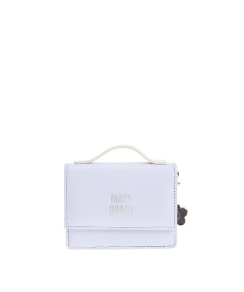 新品タグ付きMARY QUANT デイジーチャーム付きミニウォレット セール】【MARY QUANT】デイジーチャーム付きミニウォレット