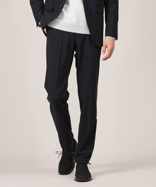 TAKEO KIKUCHI（タケオキクチ）の「【360°ストレッチ／セットアップ対応】None Of Stress パンツ（スラックス・メンズ・サンドベージュ/ブラック/ブラック系4/ベージュ/ブルー系その他/ダークブラウン/ネイビー系4・01/04/03/02）」の3枚目の写真