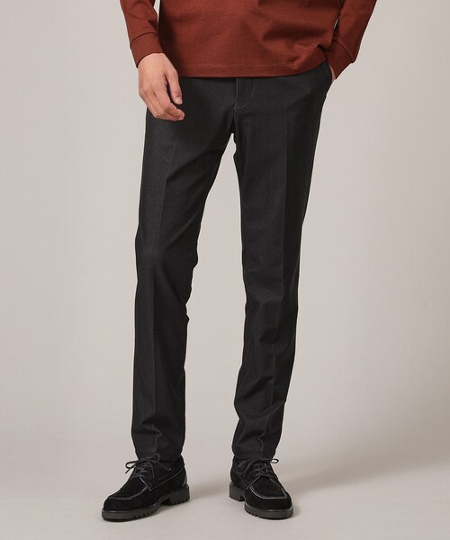 TAKEO KIKUCHI（タケオキクチ）の「【360°ストレッチ／セットアップ対応】None Of Stress パンツ（スラックス・メンズ・サンドベージュ/ブラック/ブラック系4/ベージュ/ブルー系その他/ダークブラウン/ネイビー系4・01/04/03/02）」の2枚目の写真