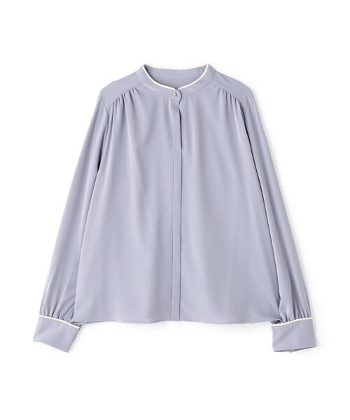 NATURAL BEAUTY BASIC（ナチュラルビューティーベーシック）の「◇バイカラートリミングブラウス（シャツ/ブラウス・レディース・ブルー系その他/ベージュ系その他/ホワイト系その他・MEDIUM/SMALL）」の18枚目の写真