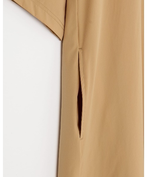 THOUSAND MILE（サウザンドマイル）の「【THOUSAND MILE】SHORT SLEEVE OP/ショートスリーブ　ワンピース（ワンピース・レディース・グレイッシュブルー/チャコールグレー/ブラック/ベージュ/オリーブ・FREE）」の9枚目の写真