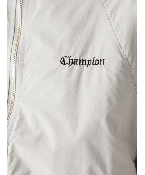 FRAY I.D（フレイアイディー）の「【Champion】ナイロンジャケット（ブルゾン・レディース・グレー/ブラック・FREE）」の13枚目の写真