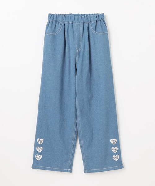 ANY(エニィ)の「デニムワイドパンツ(その他パンツ・キッズ・ネイビー系/ブルー系・160/140/150)」の17枚目の写真