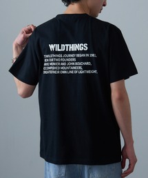 【WILD THINGS】≪別注≫ステンシルバックプリントTee