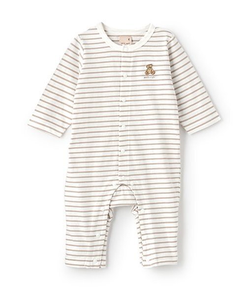 petit main（プティマイン）の「【GOODPRICE】長袖カバーオール（ロンパース・キッズ・ブルー系その他2/ベージュ/アイボリー/ラベンダー/ライトカーキ/ホワイト系その他・80ｃｍ/70cm）」の2枚目の写真