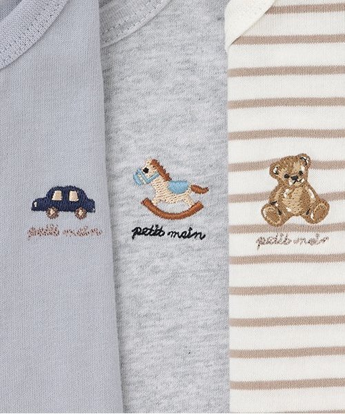 petit main（プティマイン）の「【GOODPRICE】長袖カバーオール（ロンパース・キッズ・ブルー系その他2/ベージュ/アイボリー/ラベンダー/ライトカーキ/ホワイト系その他・80ｃｍ/70cm）」の12枚目の写真