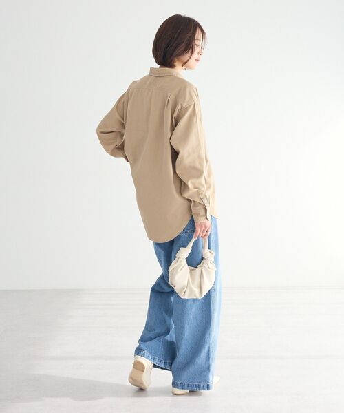 CRAFT STANDARD BOUTIQUE(クラフトスタンダードブティック)の「ワークシャツ ◆(シャツ/ブラウス・レディース・カーキ/ベージュ/ライトインディゴブルー・FREE)」の17枚目の写真