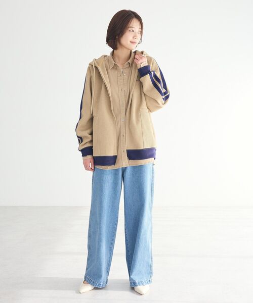 CRAFT STANDARD BOUTIQUE(クラフトスタンダードブティック)の「ワークシャツ ◆(シャツ/ブラウス・レディース・カーキ/ベージュ/ライトインディゴブルー・FREE)」の18枚目の写真