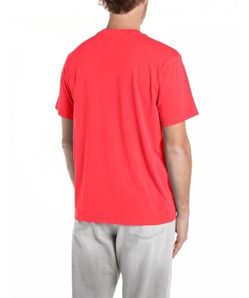 REPLAY（リプレイ）の「ガーメントダイコットンジャ－ジープリントＴシャツ（Tシャツ/カットソー・メンズ・イエロー/レッド/グレイッシュブルー・SMALL/MEDIUM/LARGE/X-LARGE）」の9枚目の写真