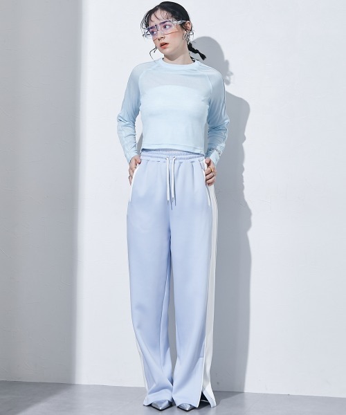 TTOL（トール）の「カラートラックパンツ（その他パンツ・レディース・ブルー/イエロー・M～Ｌ/L～LL）」の12枚目の写真