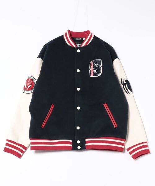 【希少】アベンジャーズ周年記念 スタジャン MARVEL 】 キャラスタジャン スパイダーマン グレートパワー 25S1