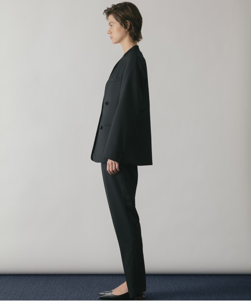 CINOH(チノ)の「BLACK FORMAL インサイドベンツパンツ(スラックス・レディース・ネイビー/ブラック・38/36)」の3枚目の写真