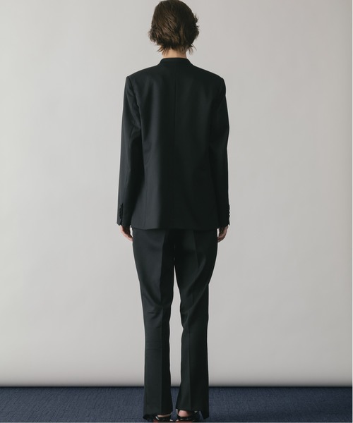 CINOH(チノ)の「BLACK FORMAL インサイドベンツパンツ(スラックス・レディース・ネイビー/ブラック・38/36)」の4枚目の写真