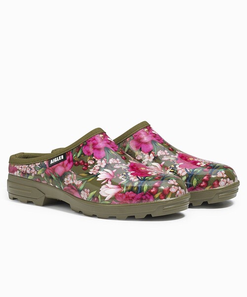 AIGLE（エーグル）の「レスフォーオープンクロaッグサンダル　プリント（サンダル・レディース・グリーン/ネイビー/モスグリーン・36/40/39/37/38/35/41）」の14枚目の写真