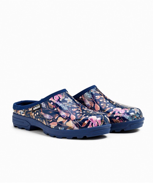 AIGLE（エーグル）の「レスフォーオープンクロaッグサンダル　プリント（サンダル・レディース・グリーン/ネイビー/モスグリーン・36/40/39/37/38/35/41）」の3枚目の写真