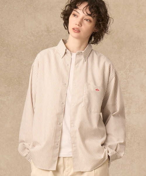 DANTON シャツ ブラウス　36 WOMEN'S COTTON VOILE SHORT SLEEVE SHIRT（シャツ/ブラウス