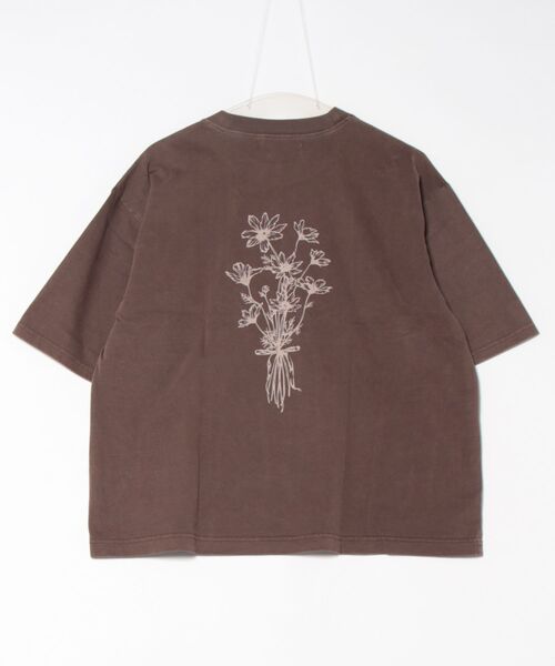 ムラサキスポーツ（ムラサキスポーツ）の「RIKKA FEMME/リッカファム ピグメント加工Tシャツ RF25SS10（Tシャツ/カットソー・レディース・ブラウン/カーキ/ネイビー・FREE）」の13枚目の写真