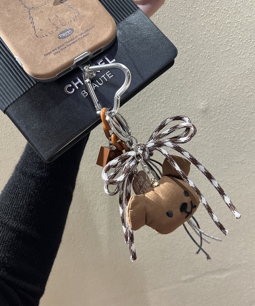 ブラウン＆くすみカラーෆ‪bagチャーム☺︎✨ genten×LISA LARSON】ワクワクチャーム（フクロウ）