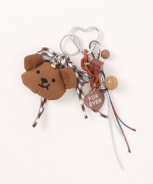 ハート カラビナ付き マルチウェイ ストラップ もぐもぐくま ベア