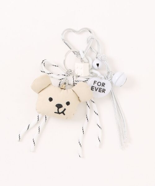 ハート カラビナ付き マルチウェイ ストラップ もぐもぐくま ベア