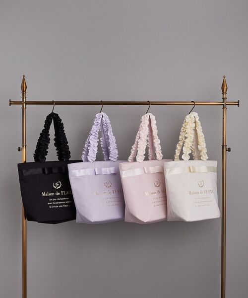 ブランドロゴフリルハンドルトートMバッグ（トートバッグ）｜Maison de