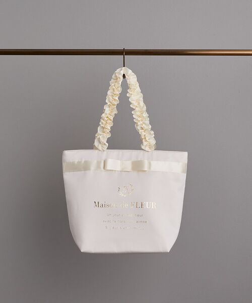 ブランドロゴフリルハンドルトートMバッグ（トートバッグ）｜Maison de