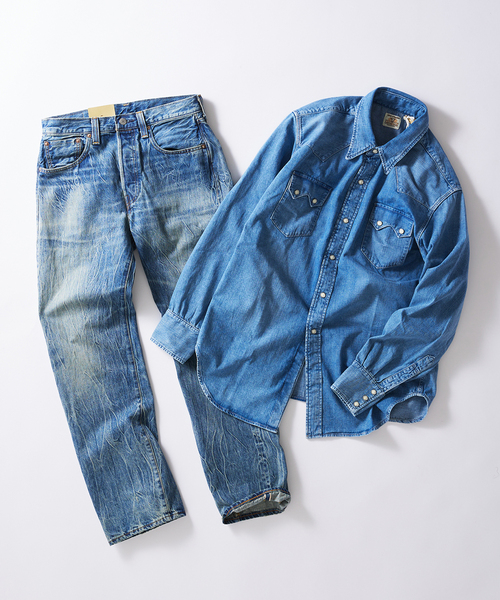 LEVI'S VINTAGE CLOTHING（リーバイスビンテージクロージング）の「LEVI'S(R) VINTAGE CLOTHING / リーバイス 1947 501 JEANS STARRY DYNAMO L28（デニムパンツ・メンズ・ダークブルー・28/30/32/34/36/38/40/42）」の14枚目の写真