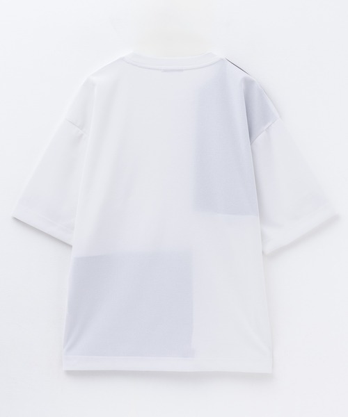 URBAN COLLECTION（アーバンコレクション）の「URBANCOLLECTION カットジョーゼット 布帛パネル切替テーパードTシャツ（Tシャツ/カットソー・メンズ・ブラック系その他/ホワイト系その他・S/M/L/XL）」の16枚目の写真