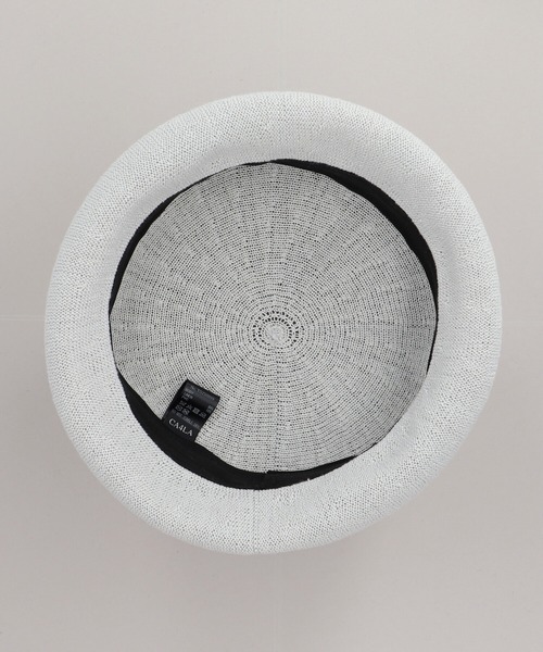 CA4LA（カシラ）の「TERRA SS（ハンチング/ベレー帽・レディース・ライトグレー/ピンク/ベージュ/ブラック・ONESIZE）」の7枚目の写真