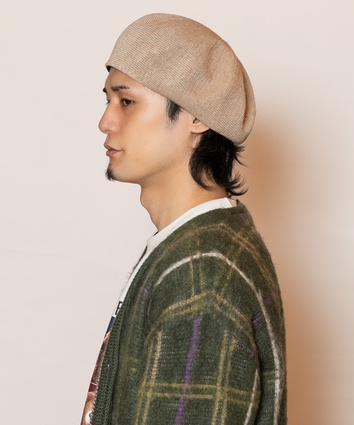 CA4LA（カシラ）の「TERRA SS（ハンチング/ベレー帽・レディース・ライトグレー/ピンク/ベージュ/ブラック・ONESIZE）」の9枚目の写真